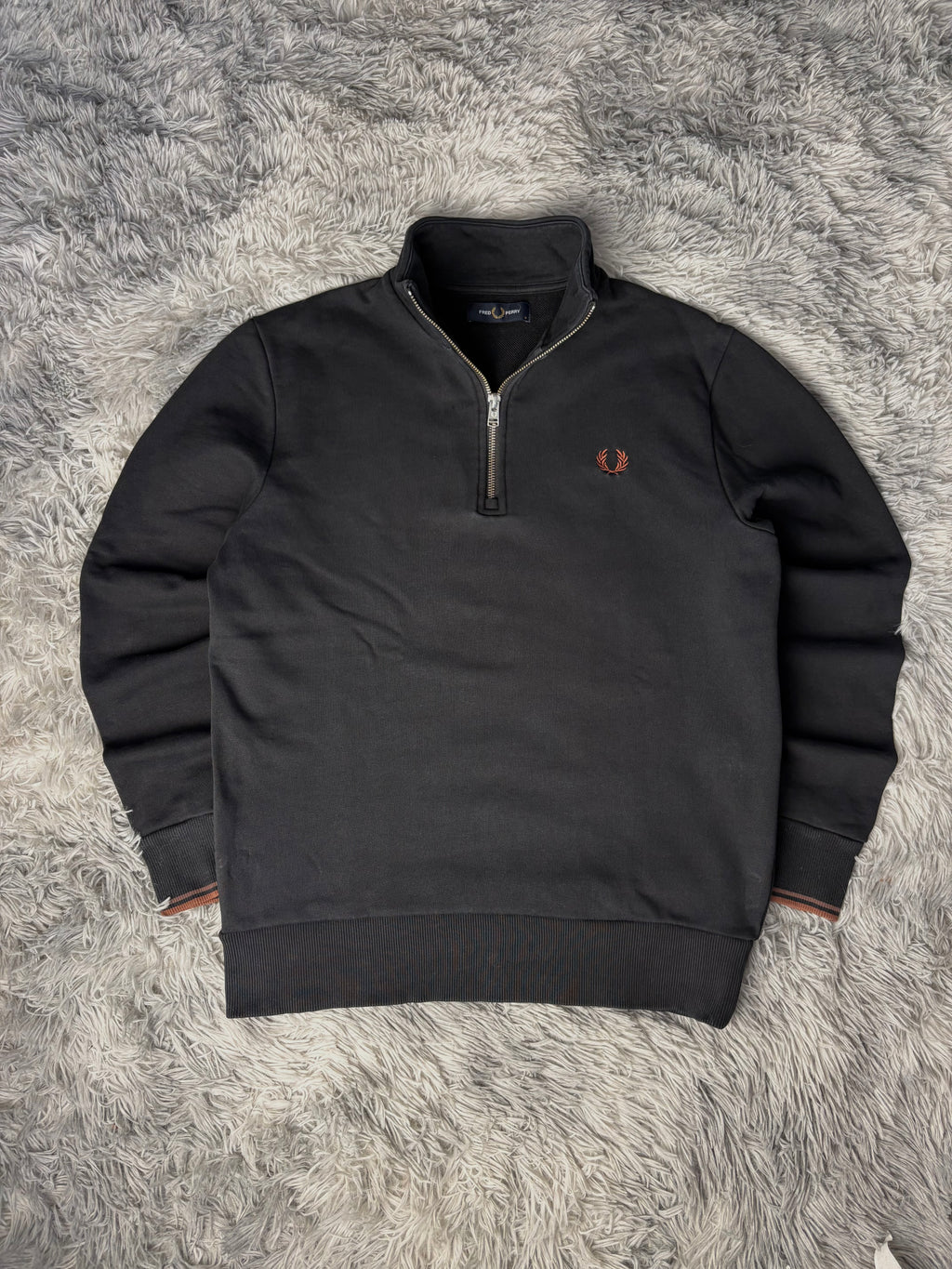 Fred Perry Halfzip Pullover(M)