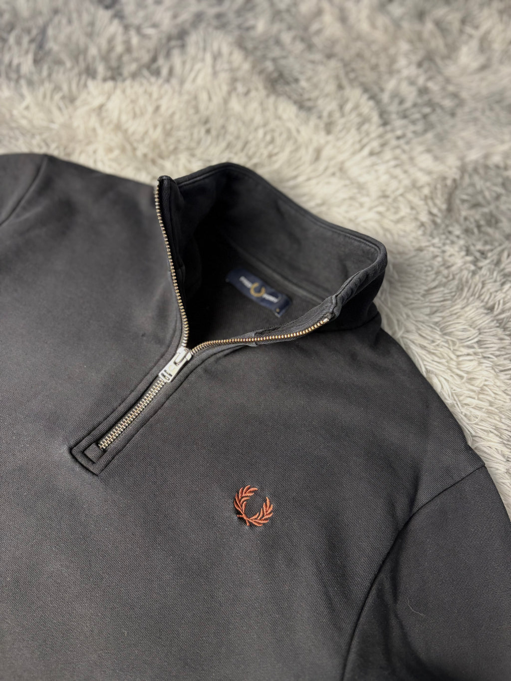 Fred Perry Halfzip Pullover(M)